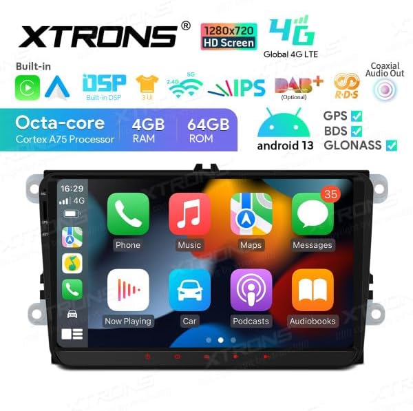 Apple CarPlay interface on XTRONS IA92MTVLS