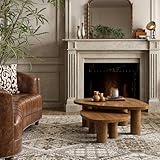 nuLOOM 9x12 Becca Traditional Tiled Area Rug, Taupe, Faded Transitional Design, Stain Resistant, For Bedroom, Dining Room, Living Room, Hallway, Office, Kitchen, Entryway