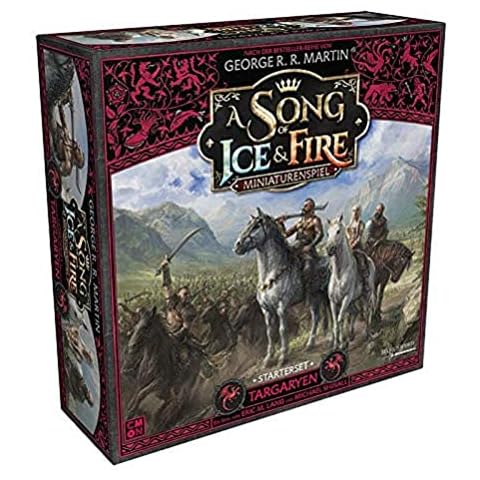 CMON | A Song of Ice & Fire - Targaryen | Starterset | Tabletop | 2 Spieler | Ab 14+ Jahren | 45+ Minuten | Deutsch | Mehrsprachig Cover