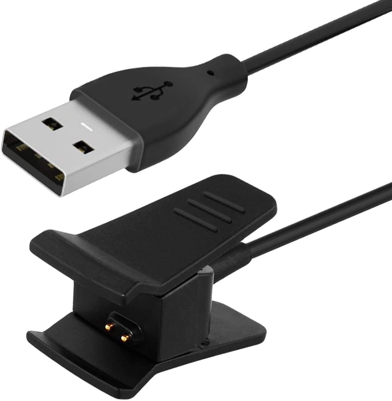 KingAcc Compatible with Fitbit Alta Charger, 2-Pack Fibit Alta Replacement USB Charging Cable Cord Charger Cradle Dock Adapter for Fitbit Alta Fitness Smart Watch (Only for Fitbit Alta)