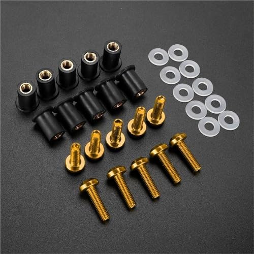 Tornillo parabrisas NC750X solución cúpulas sueltas pernos con tuerca 2