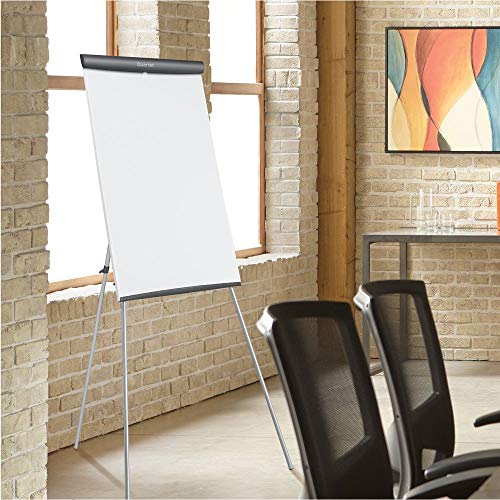 Quartet Melamine Presentation Easel, Whiteboard/Flipchart, 3' x 2', Gray Frame (ET32EU) - Thumbnail 6