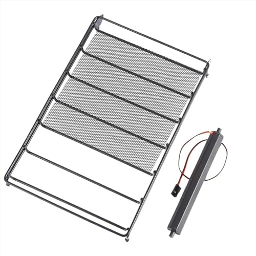 Luces Vehículo RC con Barra LED y Soporte Metálico Antivuelco RGT 1/10