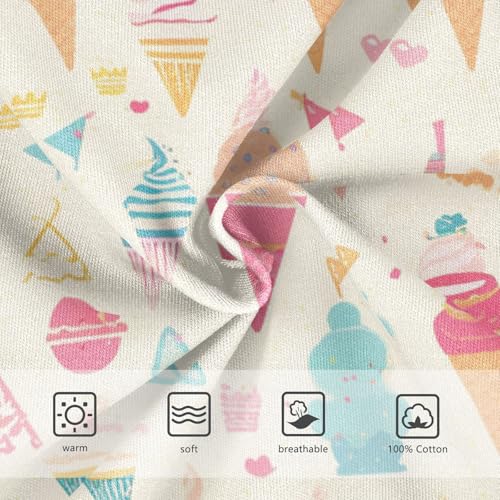 KLL Ice Cream Stripe Little Boys Soft Underwear Briefs Breathable Undies3