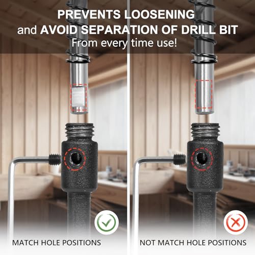 Image of 1-1 /2 Inch Hole Saw with 9.1mm Triangle Shank Arbor, JTemgle Bi-Metal Hole Saw Heavy Duty Hole Cutting Tool for Cornhole Boards, Recessed Lights, Wood, Plastic, Drywall & Soft Metal