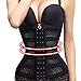 Bafully Weight Loss Hourglass Waist Trainer Body Cincher Sport Shapers M Black