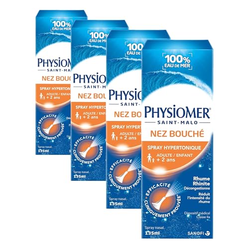 Physiomer Spray Hypertonique nez bouché confort respiratoire dès 2 ans