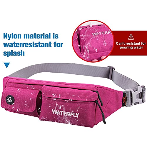 image for WATERFLY Fanny Pack for Women Men Water Resistant Small Waist Pouch Sl