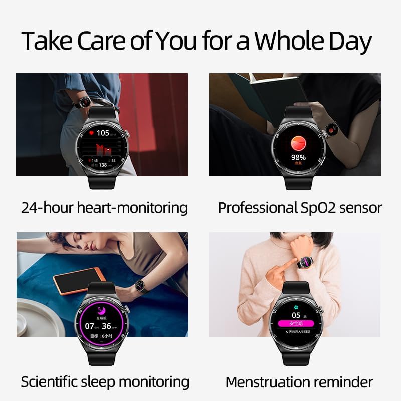 QCY Smart Watch GT2 health monitoring features