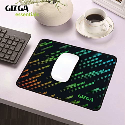 Image of GIZGA (25cm x 21cm Gaming Mouse Pad, Laptop Desk Mat, Computer Mouse Pad with Smooth Mouse Control, Mercerized Surface, Antifray Stitched Embroidery Edges, Anti-Slip Rubber Base