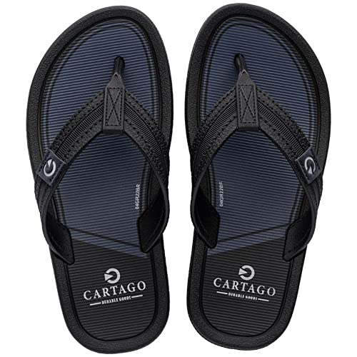 Cartago Mini Chinelo de Dedo, Infantil, masculino, Cartago, 34, 11903, Azul/Preto