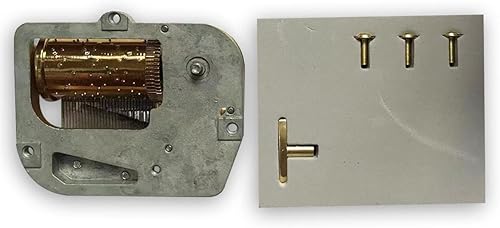 Miniatura 5 de BinkeGG Play Edelweiss Mecanismo de caja de música dorada de 30 notas Sankyo Partes de la caja de música Movimiento musical para cajas de música DIY