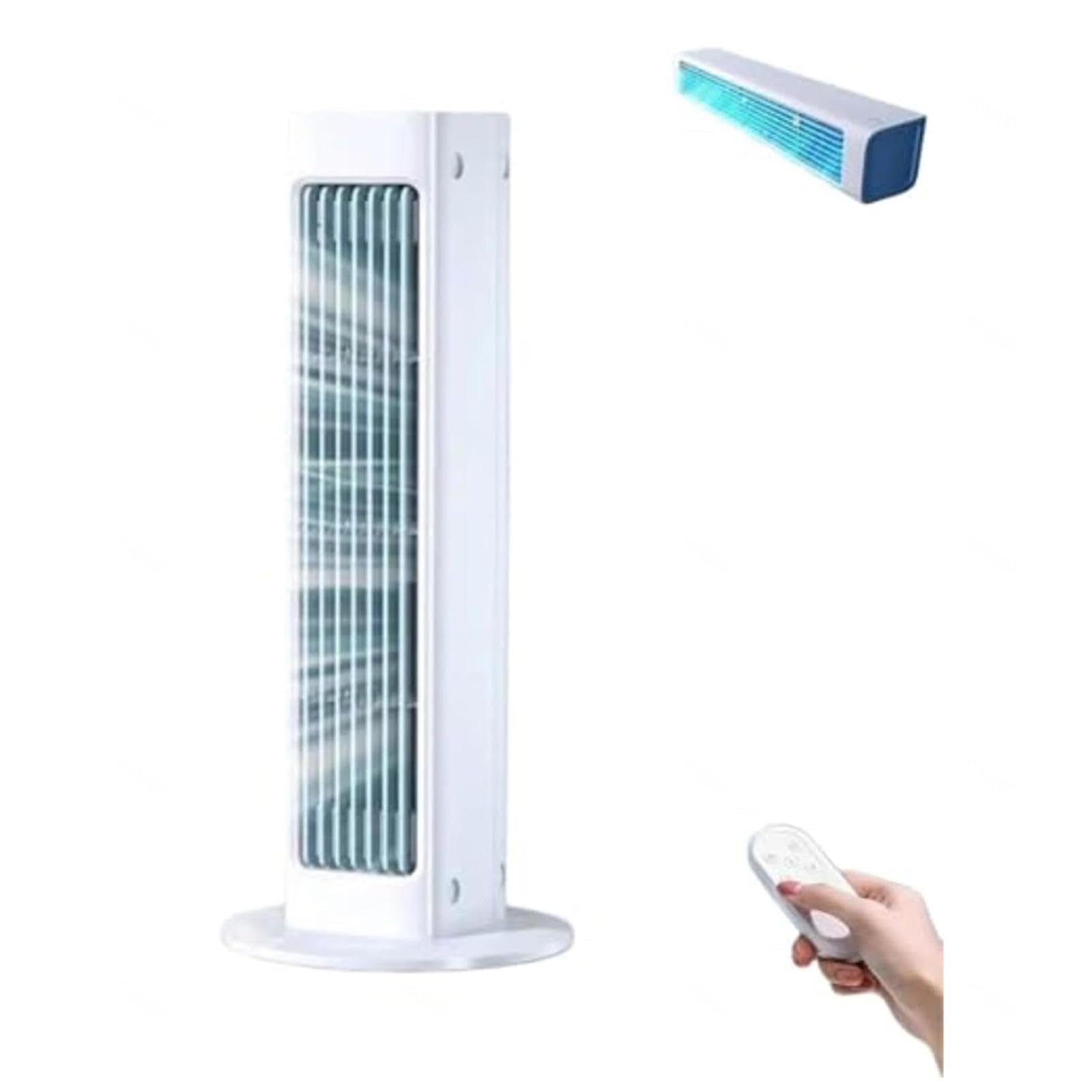 Mobile E Portatile Climatizzatore Senza Unità Esterna Progettazione Wireless Ventilatore A Piantana Silenzioso Sicuro E Facile Da Pulire Dotato Di Telecomando Per Casa, Ufficio, Viaggio