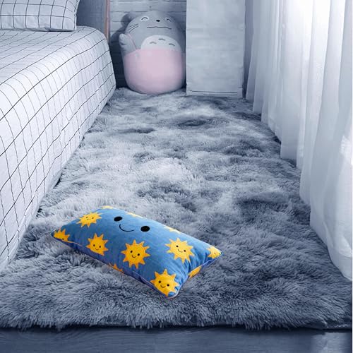 Tapis de salon gris clair pour une décoration cocooning de chambre - 2