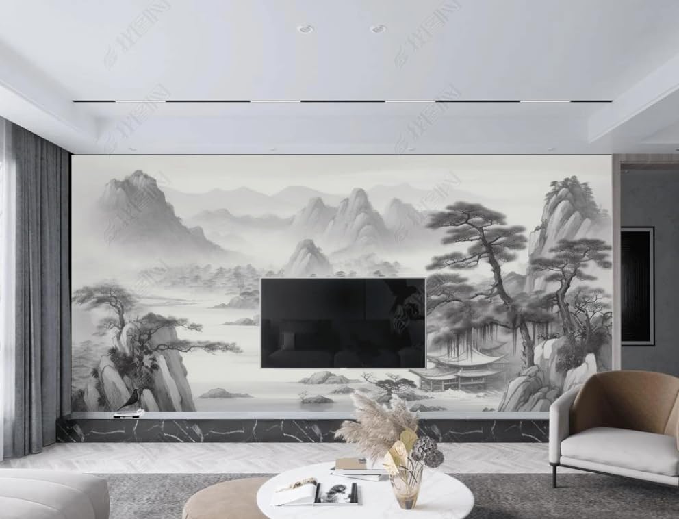 Papier Peint Intissé Grand Format pour Agrandir un Salon Mural