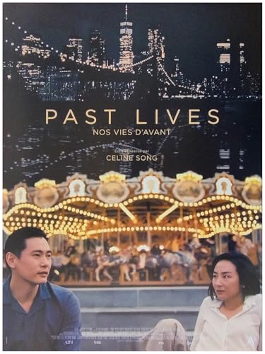 PAST LIVES - Poster cinematografico originale piccolo formato (53x40 cm ROLEA) film 2023 Greta Lee Yoo Teo