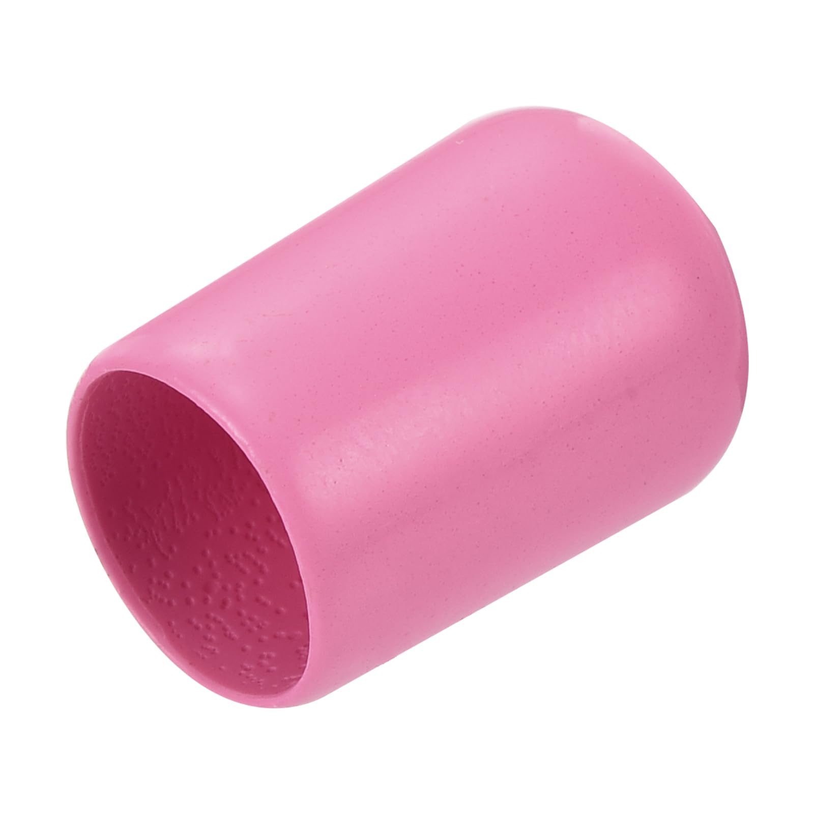 uxcell 20pcs Rubber End Caps 9mm(3/8 inch) ID Vinyl PVC Round Tube Bolt Cap Cover Screw Thread Protectors Pink
