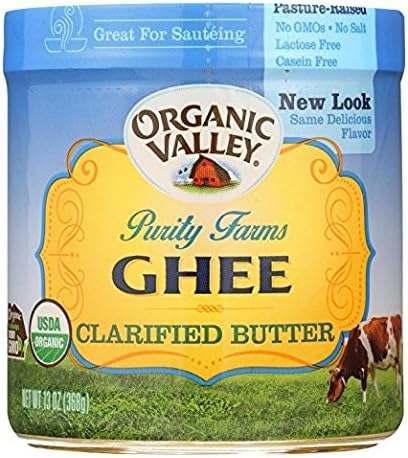 ORGANIC VALLEY Certified Ghee Clarified Butter 2Pack (13oz Each)