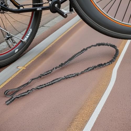 Correa de remolque para tándem ideal en salidas de montaña con bicicleta juvenil 7