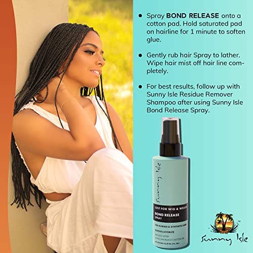 Sunny Isle Spray para Soltar Adhesivos para Pelucas 4oz miniatura 4