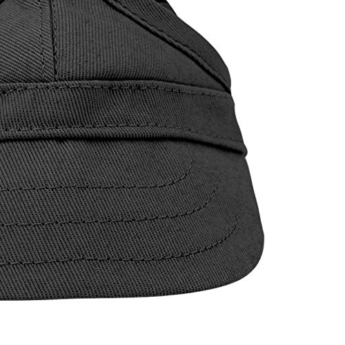 Juicemoo Hundekappe, Haustier-Baseball-Hut Sunbonnet(Pet Cap Black, S)