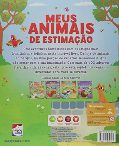 Cenários com Adesivos:Animais de Estimação