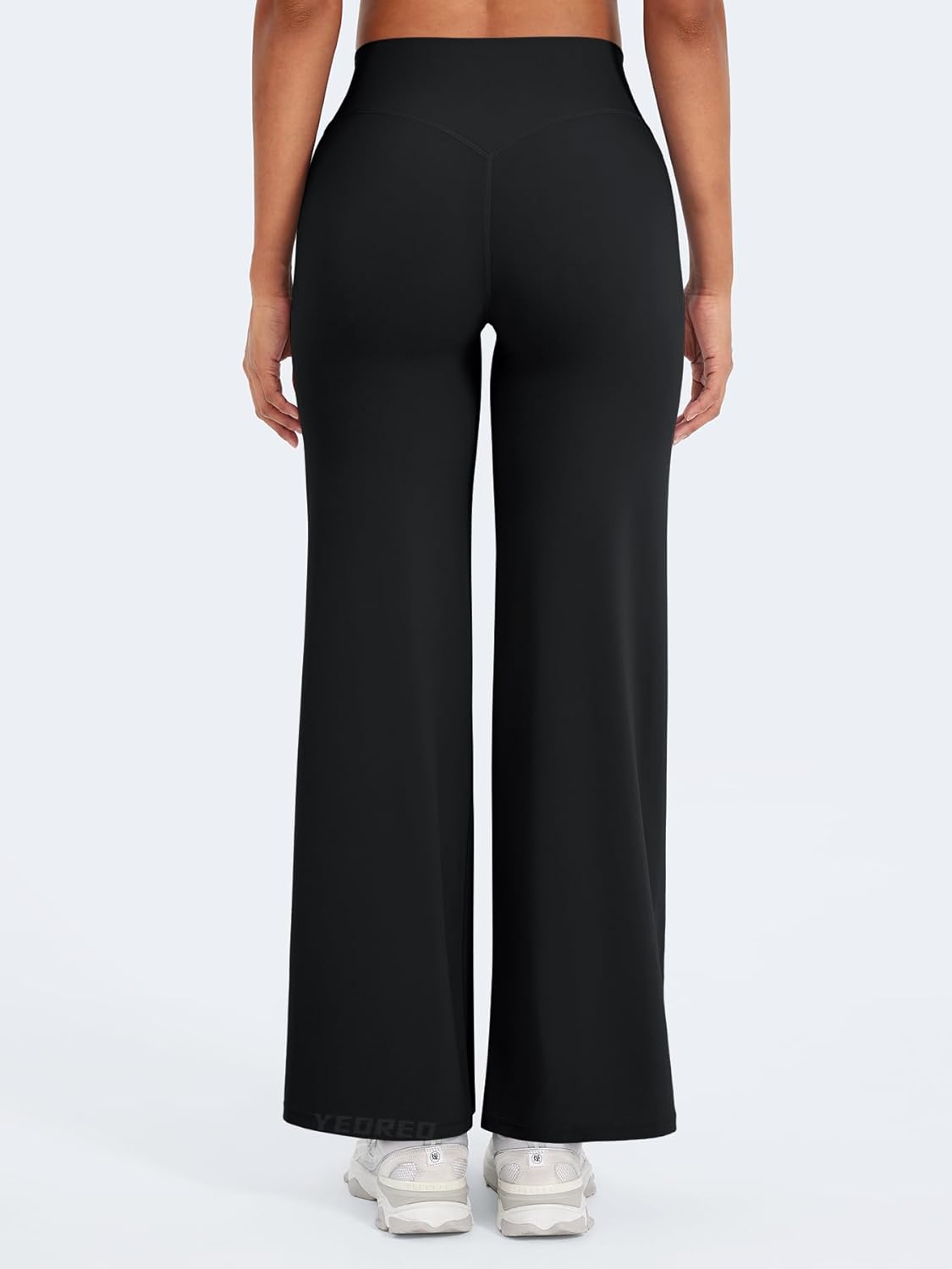 YEOREO Workout Leggings Womens No Front Seam Straight Leggings 29"/ 31.5"/ 33"/ 35" High Waist Buttery Eddiy Gym Yoga Pants - Image 4