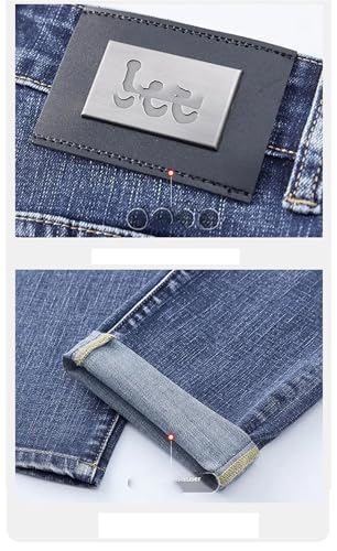 Men's Jeans Ripped Slims Smooths Your Silhouette Slimming Pants Elastic Breathable Pants3