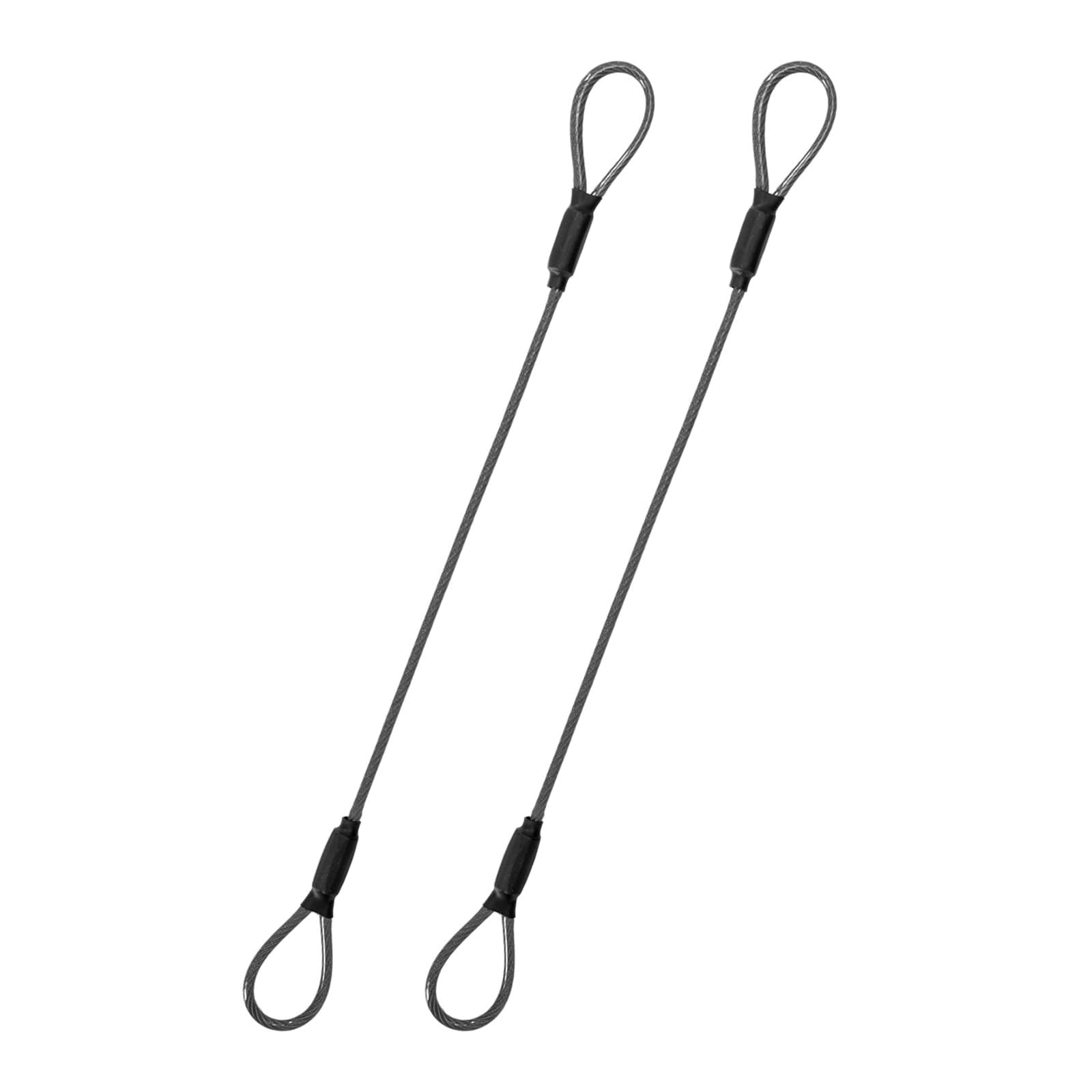 2 Pack Flexible Tie Down Rope for Luggage Outdoor Gear,Cable Lock Set, Bike Lock Cable with Wire Lock, Steel Construction, Travel Accessory-picture-16