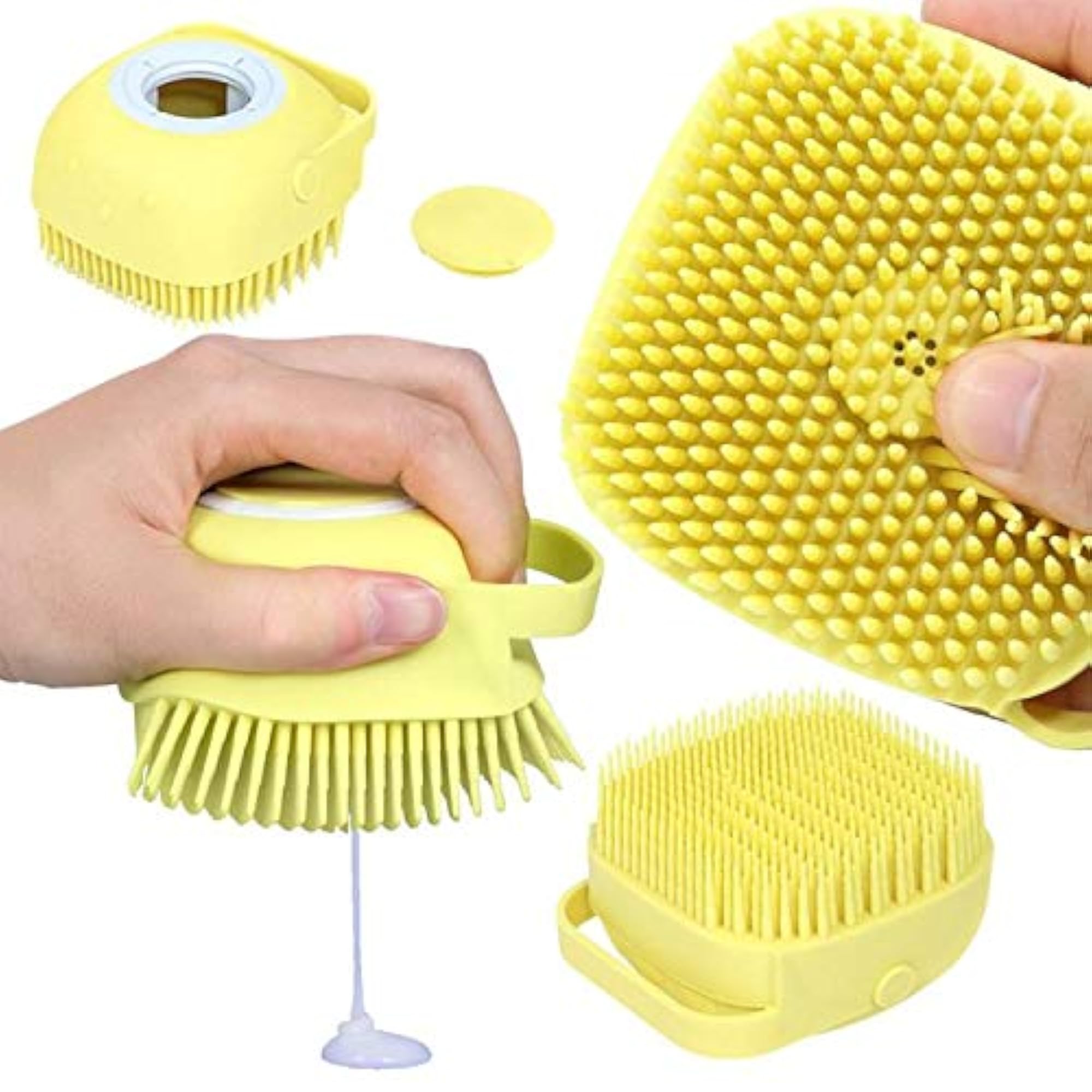 Bath Body Brush with Shampoo Dispenser for Women