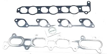 4D56U 4D56U/L200 4D56T 4D56T/L200 16 Valves Full Cylinder Head Gasket Set Kit 1000A407 with Cylinder Head Bolts 1005B453 Compatible for Mitsubishi L200 2.5L Application Engine Parts