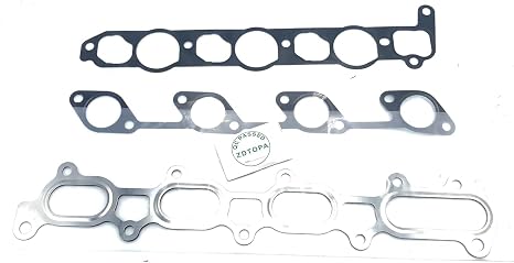 4D56U 4D56U/L200 4D56T 4D56T/L200 16 Valves Full Cylinder Head Gasket Set Kit 1000A407 with Cylinder Head Bolts 1005B453 Compatible for Mitsubishi L200 2.5L Application Engine Parts