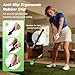 ULTIMATE Golf Swing Trainer, Heavy Warm Up Stick, Tempo Speed Flexibility Distance Balance Strength Training Aid, Right-Handed Ergonomic Golf Grip Trainer, Indoor & Outdoor Practice (Green, 31.5”)