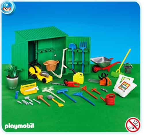 PLAYMOBIL 7490 - Shed with Garden Tools : Amazon.co.uk: Toys