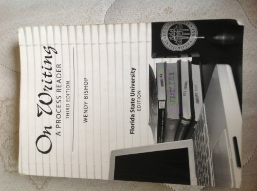 On Writing : A Process Reader 0073389080 Book Cover