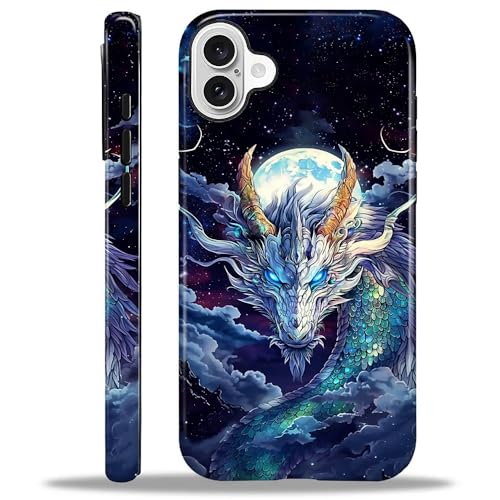 Coque iPhone 16 Plus rigide antichoc housse dragon DJSOK