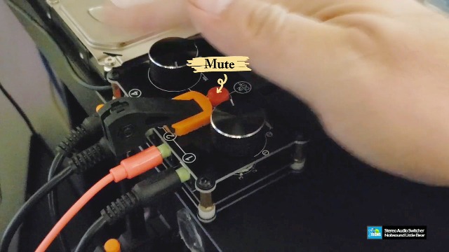 Little Bear MC104 Commutateur Audio Stéréo 3,5 Mm 4 Entrées 1 Sortie / 1 Entrée 4 Sorties – Sélecteur Manuel Passif Avec Mute Et Volume