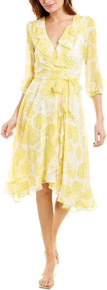 MAISON TARA Womens Emilia Dress, 14 