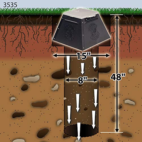 Doggie-Dooley-3535-35th-Anniversary-Leach-Bed-Style-Pet-Waste-Disposal-System