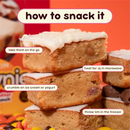 Image of Prime Bites High Protein Brownie Snack, Low Carb, Peanut Butter Candy 12ct