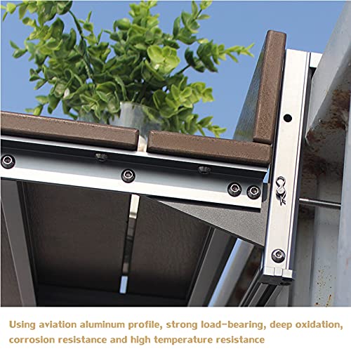 Table suspendue de balustrade pour petits balcons, la solution gain de place pliante - 4