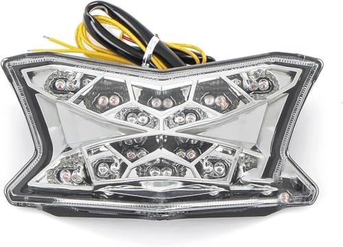Feu arrière de moto étanche avec éclairage LED stop et clignotants pour Ninja 650 ABS