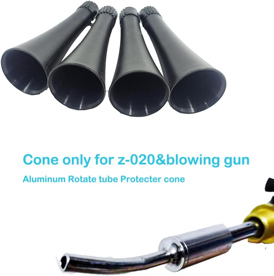 Cone Replacement Kit for Black z-020 Car Interior Spraying Cleaning Gun;Z-014 Aluminium Rotate Tube Blowing Gun;Air Blow Out ToolMaintenance Rebuild Kit (Cone(4pcs))
