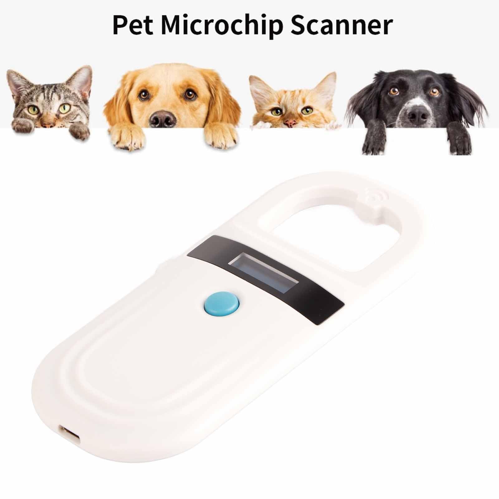 Scanner de Puces pour Animaux de Compagnie, 18 × 9 × 4, Rechargeable, Identification de Puces d'animaux, Scanner de Puces, Scanner D'étiquettes pour Animaux de Compagnie,