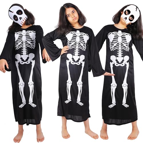 Image of Sarvda Hosiery, Velvet, And Satin Halloween Costume For Women | Halloween Dresses For Teenage Girls Adult Kids Halloween Costume,Multicolor