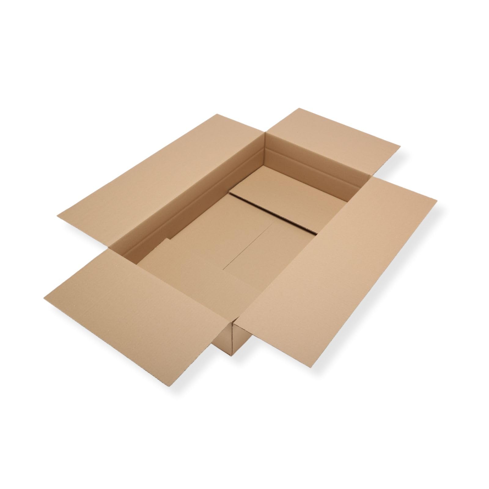 20 St. Faltkarton 800 x 460 x 150 mm braun 1-wellig stabiler Versandkarton Papp Box
