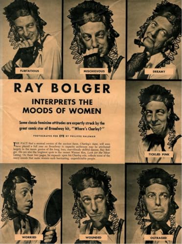 Ray Bolger Signed Autographed Newspaper Photo The Wizard of Oz Scarecrow BAS LOA