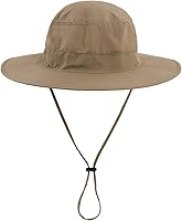 Vista 26 de Home Prefer Sombrero para sol para el aire libre con protección UV, secado rápido, unisex con solapa para proteger el cuello Gris cenizo