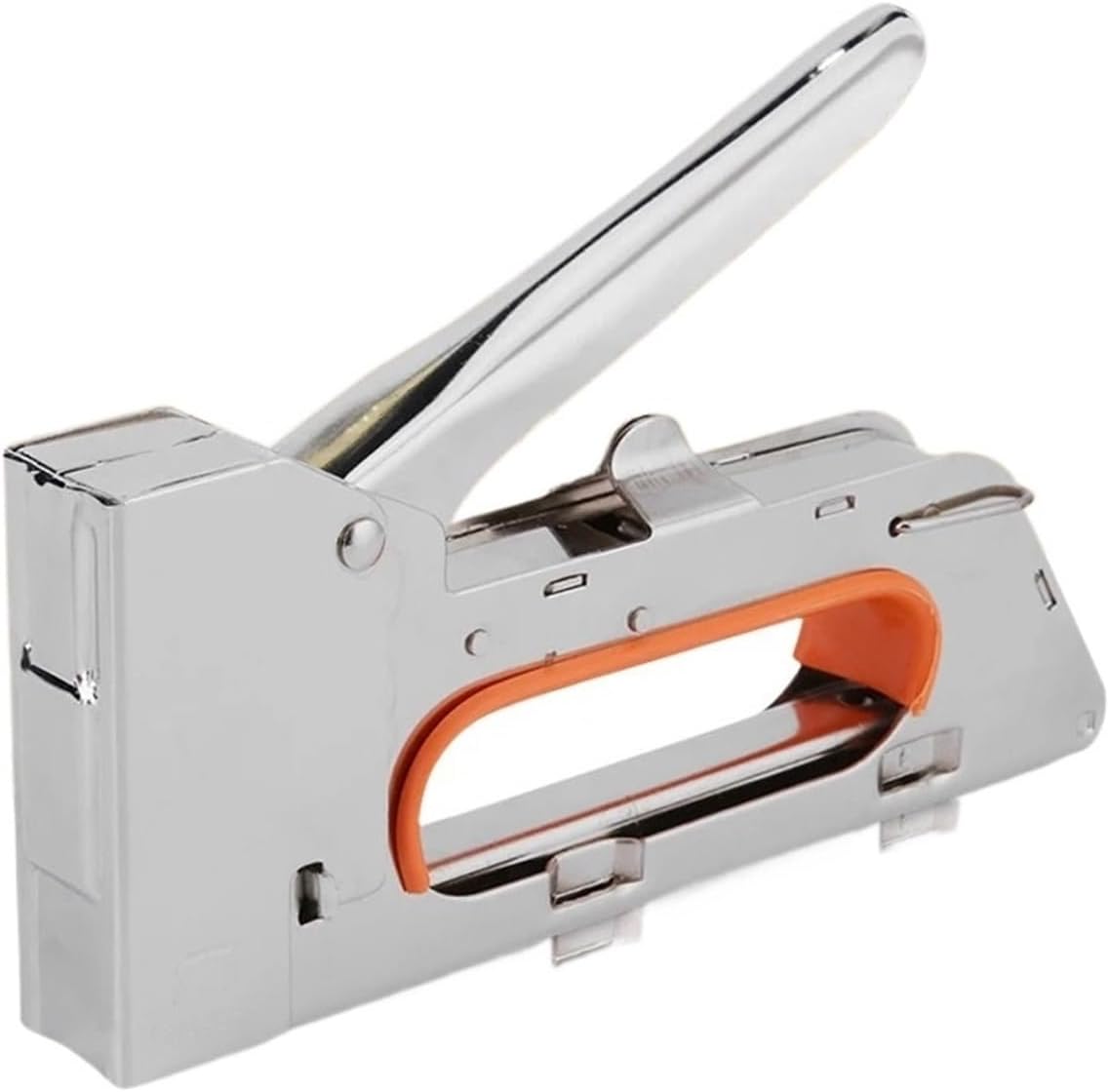 Pneumatic Power Nailer Decorative Tool Stapler Heavy Duty Paper Window Nail Gun Tools with 2400pcs Nails Stainless Steel Use for Furniture Binding Woodworking