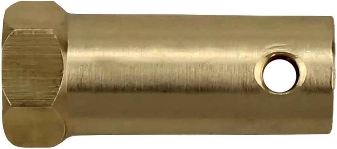 4pcs Extended Rigid Brass Coupling Hexagon 3mm 4mm 5mm 6mm 7mm 8mm Shaft Connection Bushing(8mm)